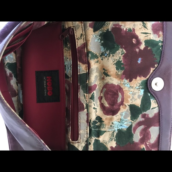 Hobo International Purple Leather Clutch Purse - Picture 8 of 8